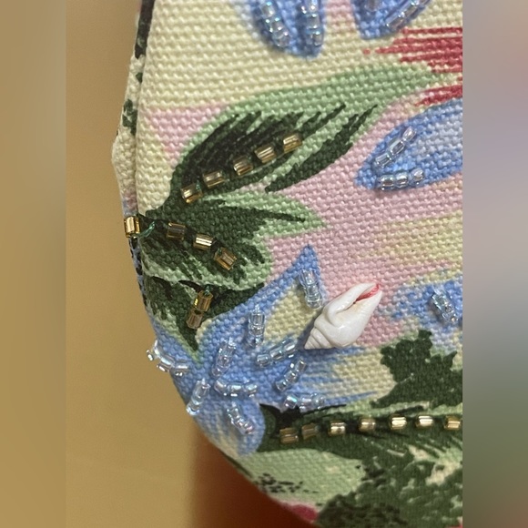 Timmy Woods Beverly Hills Rare Hawaiian Beach Seashell Hand bag - Picture 8 of 12